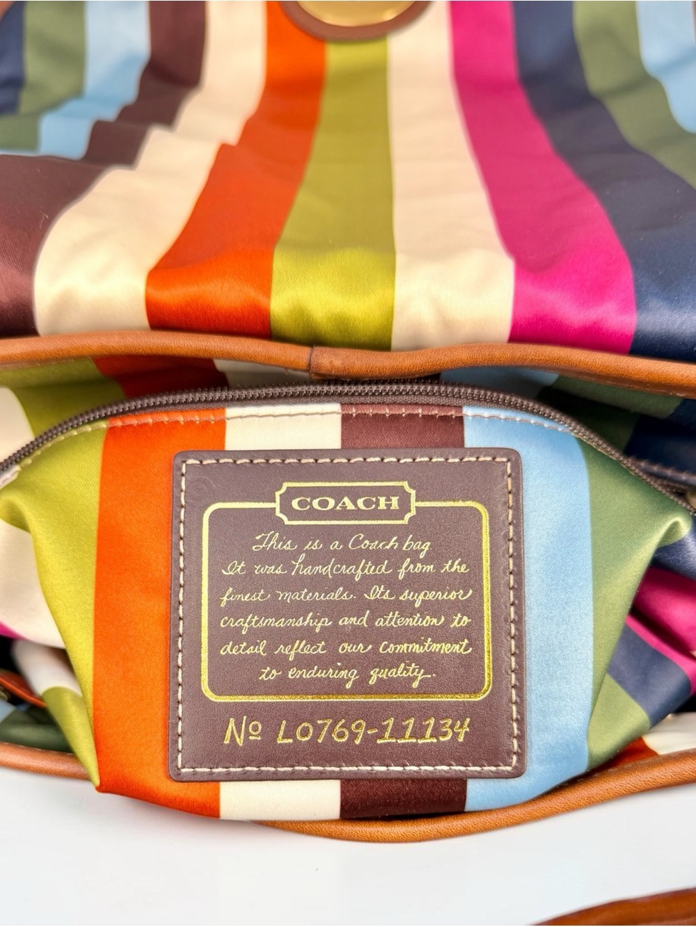 Vintage Coach 65th Anniversary Legacy Ali Flap Bag 11134 - Vachetta Leather - Picture 11 of 16